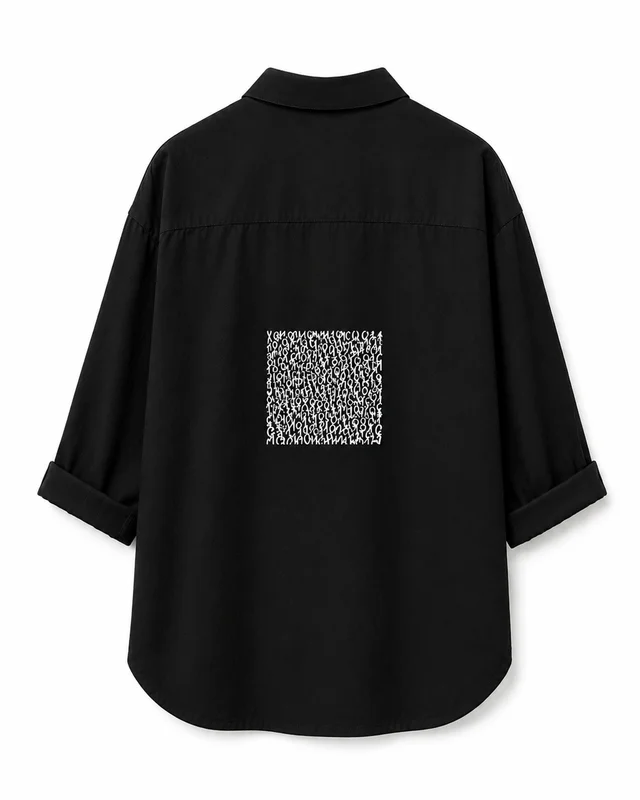 UNCODED<br />
DRESS SHIRT<br />
BLACK<br />

